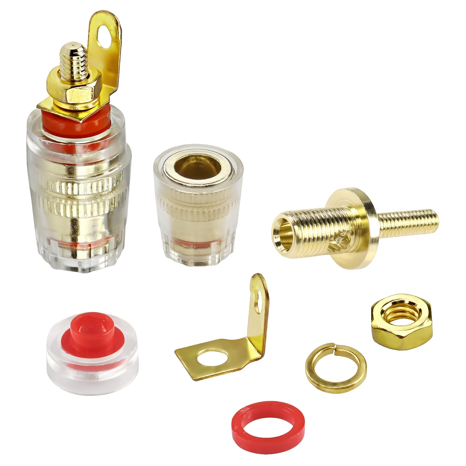 4 pack 4mm banana socket binding post speaker terminal - Temu