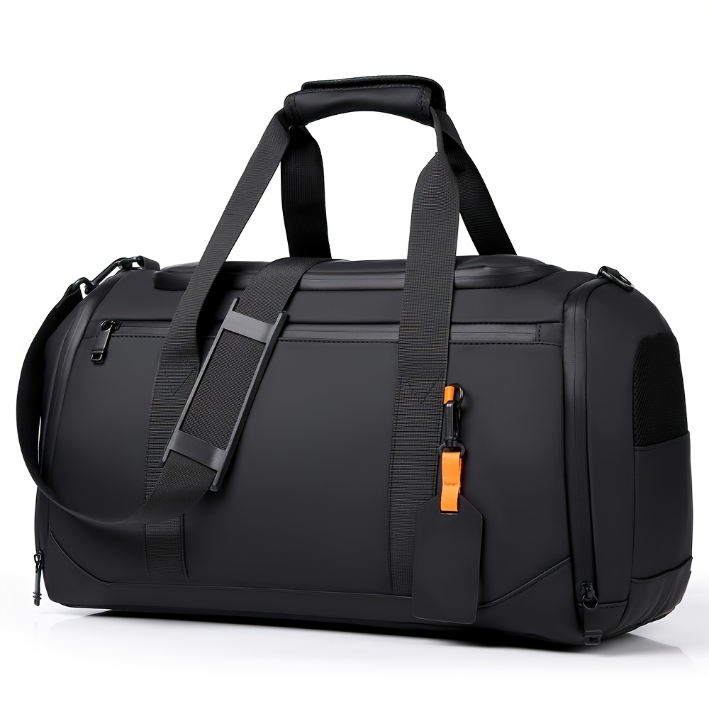 TEMU Grand Sac de Voyage Duffel - Tissu Oxford Durable, Sac de Sport de Gym Unisexe Spacieux et Élégant pour les Nuits, avec Multiples Compartiments,