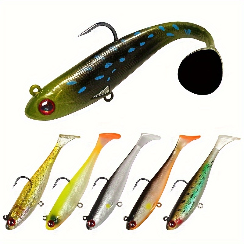 Paddle Tail Swimbaits: Catch Bass Soft Plastic Fishing - Temu