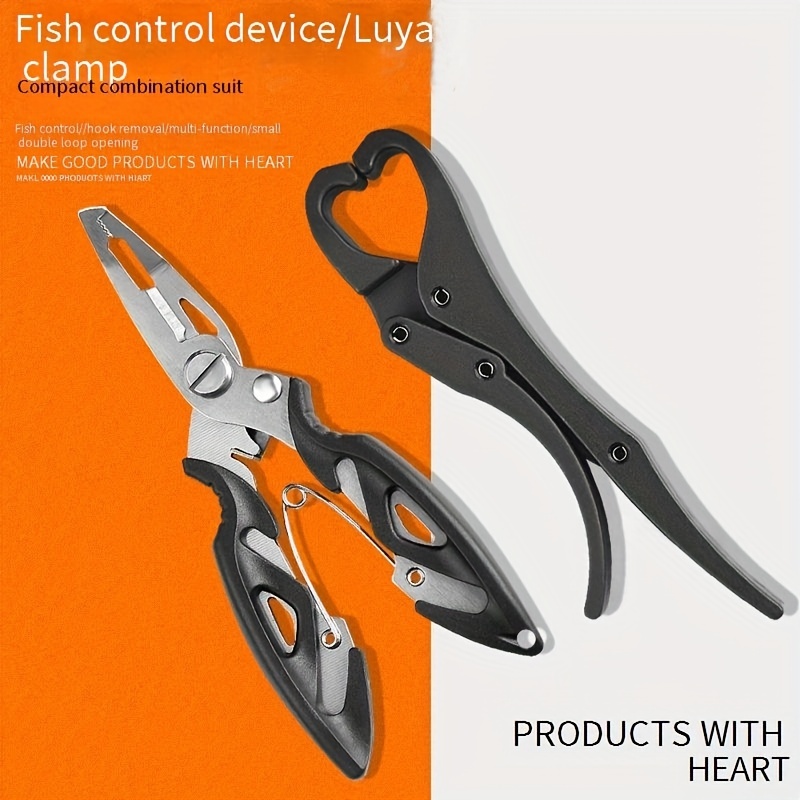 

New Luya Pliers Fish Controller Set, Stainless Steel Fishing Line Cutter, Fishing Line Cutter, Pe Fishing Line Cutter, Fishing Tool