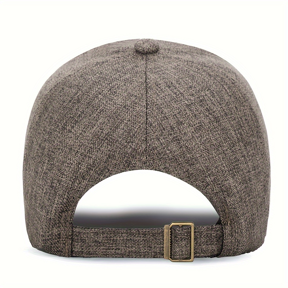 Monochrome Business Baseball Hat Lightweight Hard Top Peaked Hat Summer Adjustable Sunshade Cap For Women Men
