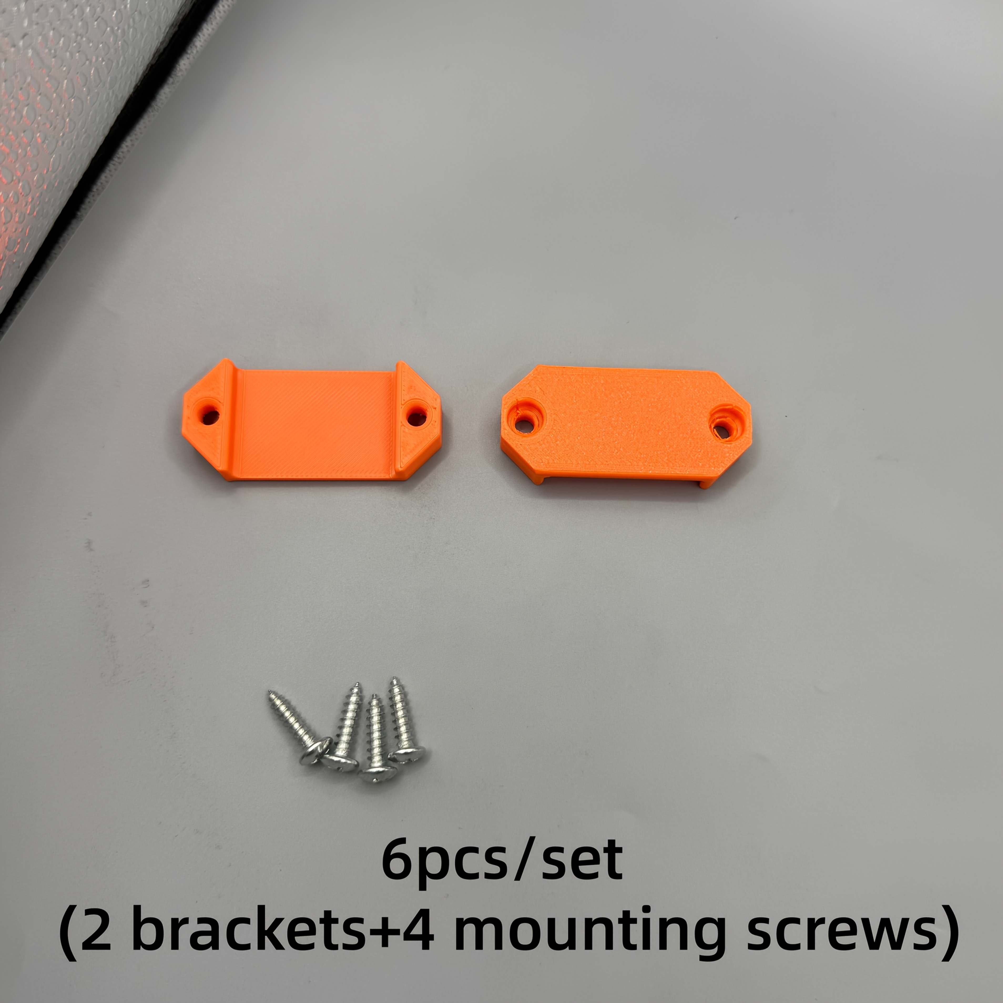 TEMU 6 pezzi (2 supporti e 4 viti di montaggio) Porta attrezzi da parete, rack universale per misurino, organizer per attrezzi da parete, design