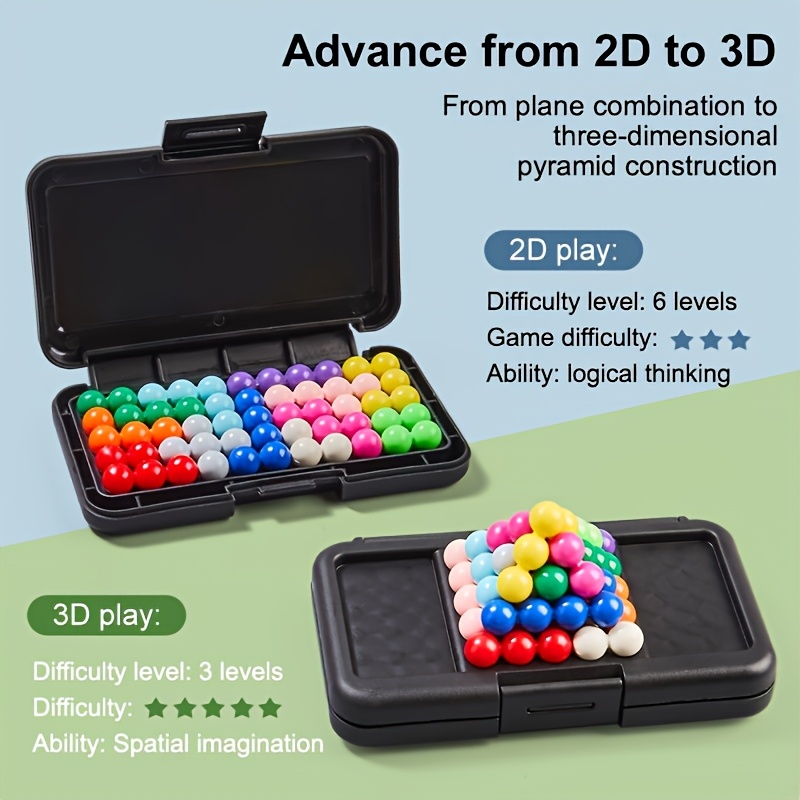 200 Levels of 3D Pyramid Unlocking Puzzle Game