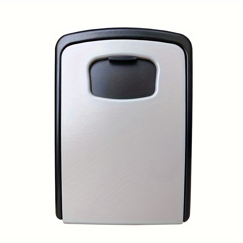 TEMU Xl Large Capacity Outdoor Key Box, Wall Mounted Car , Heavy Duty Aluminum Alloy Metal Key Holder, Combination Lock, Home Security Accessory,