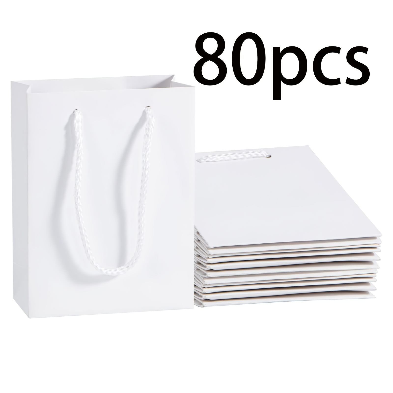 TEMU Sacs cadeaux moyens avec poignées, idéaux pour elle/lui, mesurant 7.87*3.93*11.02 pouces, parfaits pour , les fêtes shopping, les anniversaires