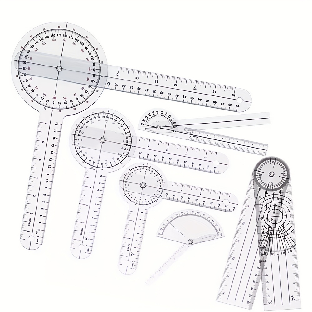 TEMU Set Of 6 Rulers With Holes