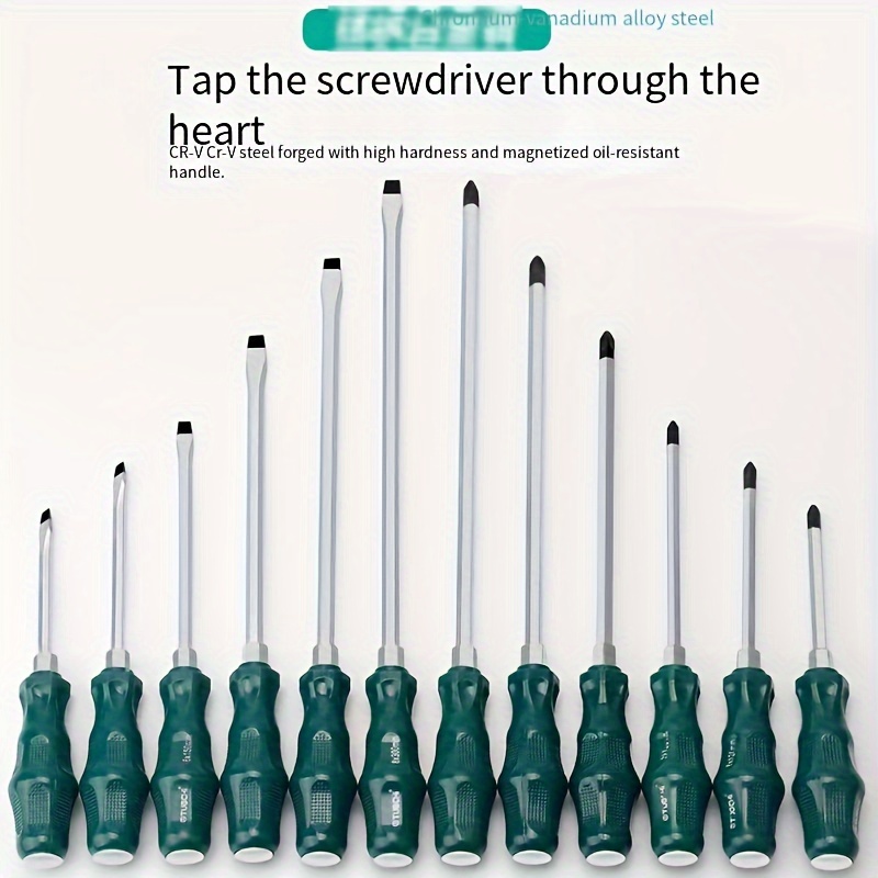 

Professional-grade Magnetic Screwdriver Set - Strong , & Tips For , Maintenance, And Diy Projects - Construction, Ergonomic Handle, And Tool Kit