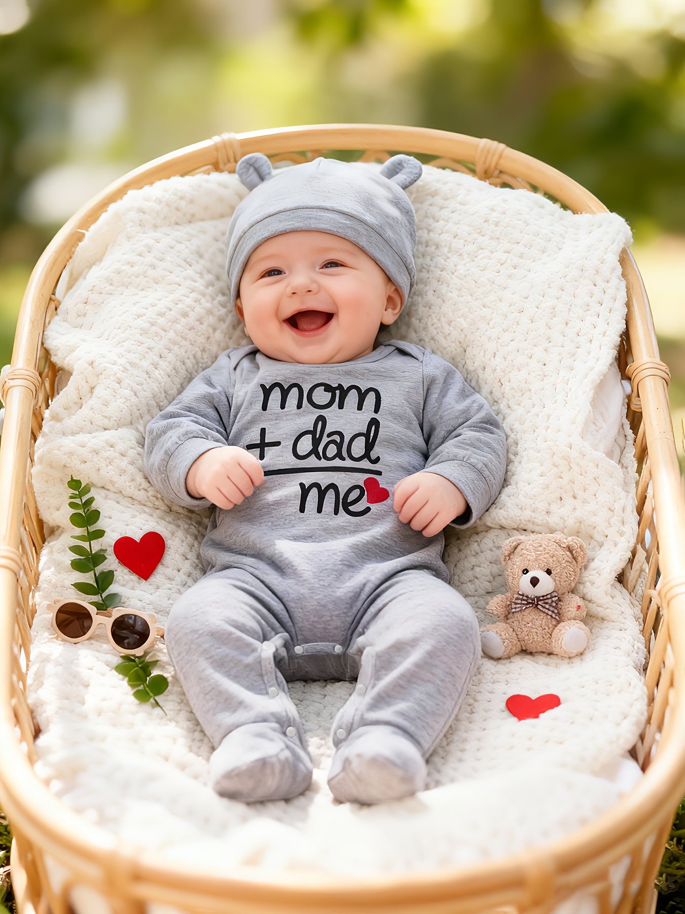 Rompertje met voetjes voor babyjongen