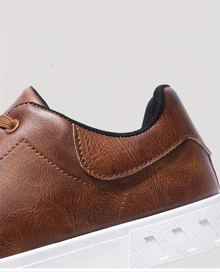 mens casual low top sneakers brown   white sole lace       shoes casual footwear   sneakers  able casual shoes details 5