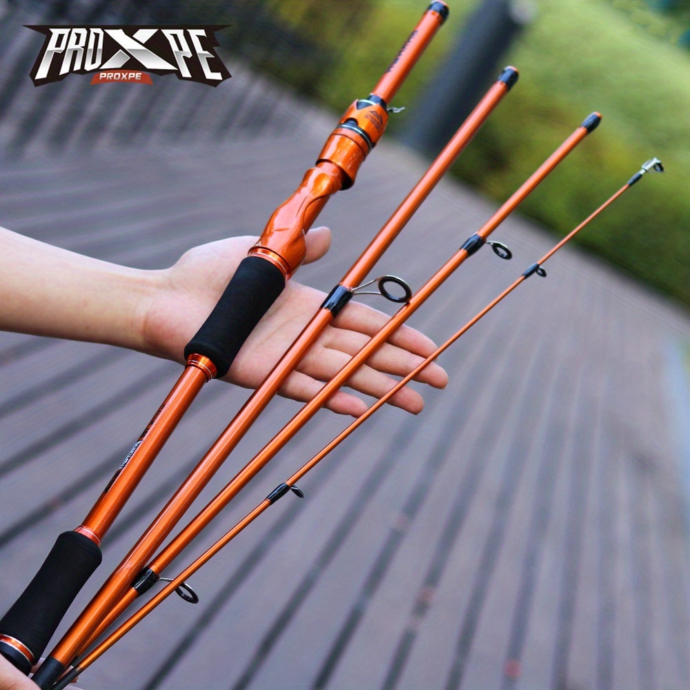 Image of Four-section Portable Travel Fishing Rod For Saltwater And Freshwater Fishing, / 2.1m, Lightweight Fiberglass/epoxy Resin Fishing Rod With Eva Handle, Suitable For Carp And Seabass