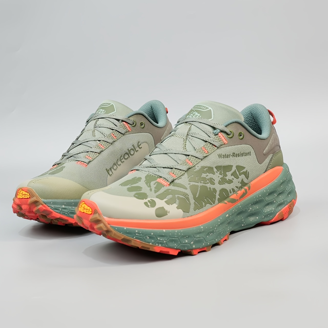 [Sneakers] Men'S Outdoor Shoes Men'S Shoes Lightweight Comfortable Shock Absorption Trail Running Shoes Anti Slip Casual Shoes Fashion Versatile Sports Running Shoes