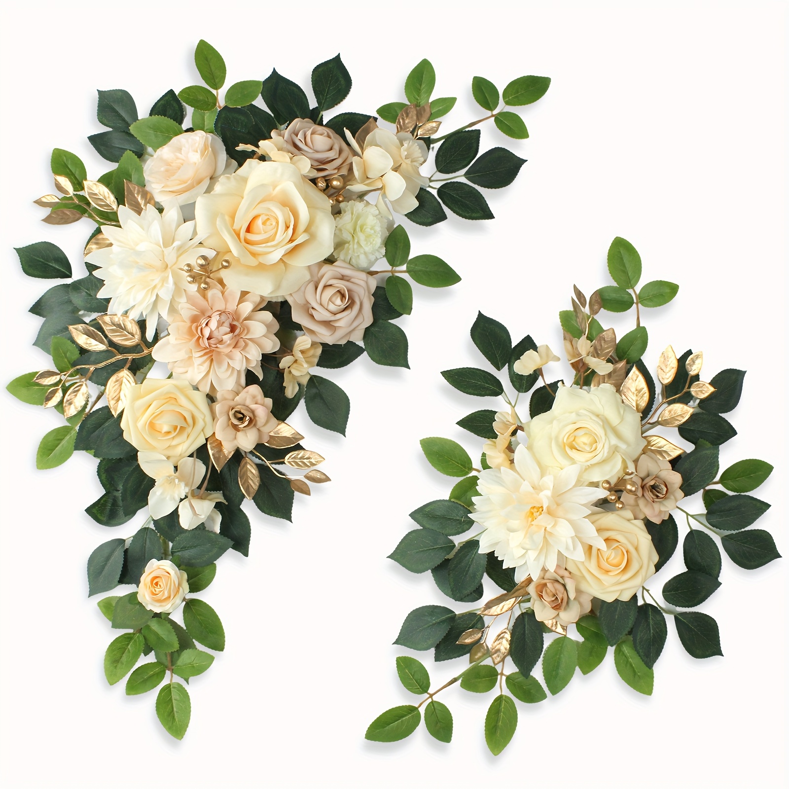 2 Elegant Light Pink Wedding Welcome Flowers, Arch Flowers, Artificial Flowers, Decorations For And Wedding Backdrop