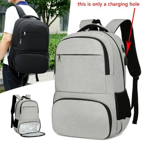 item picture large capacity nylon computer backpack high quality backpack ice pack suitable for travel commuting etc