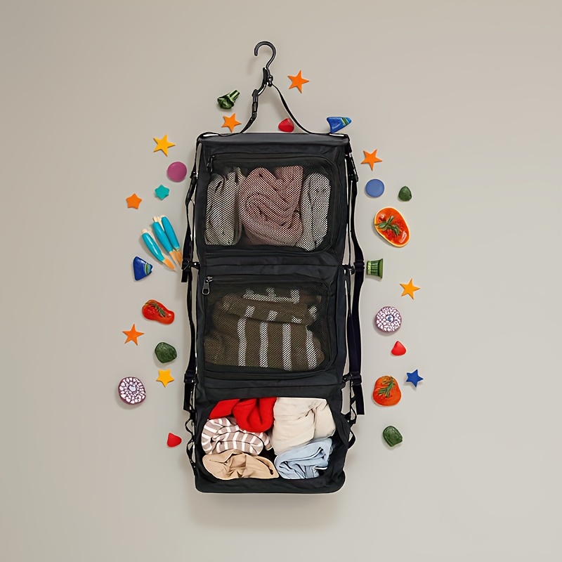 Image of A Large-capacity Travel Storage Bag For Organizing Luggage, Suitable For Hanging Clothes, Perfect For Travel And Back-to-