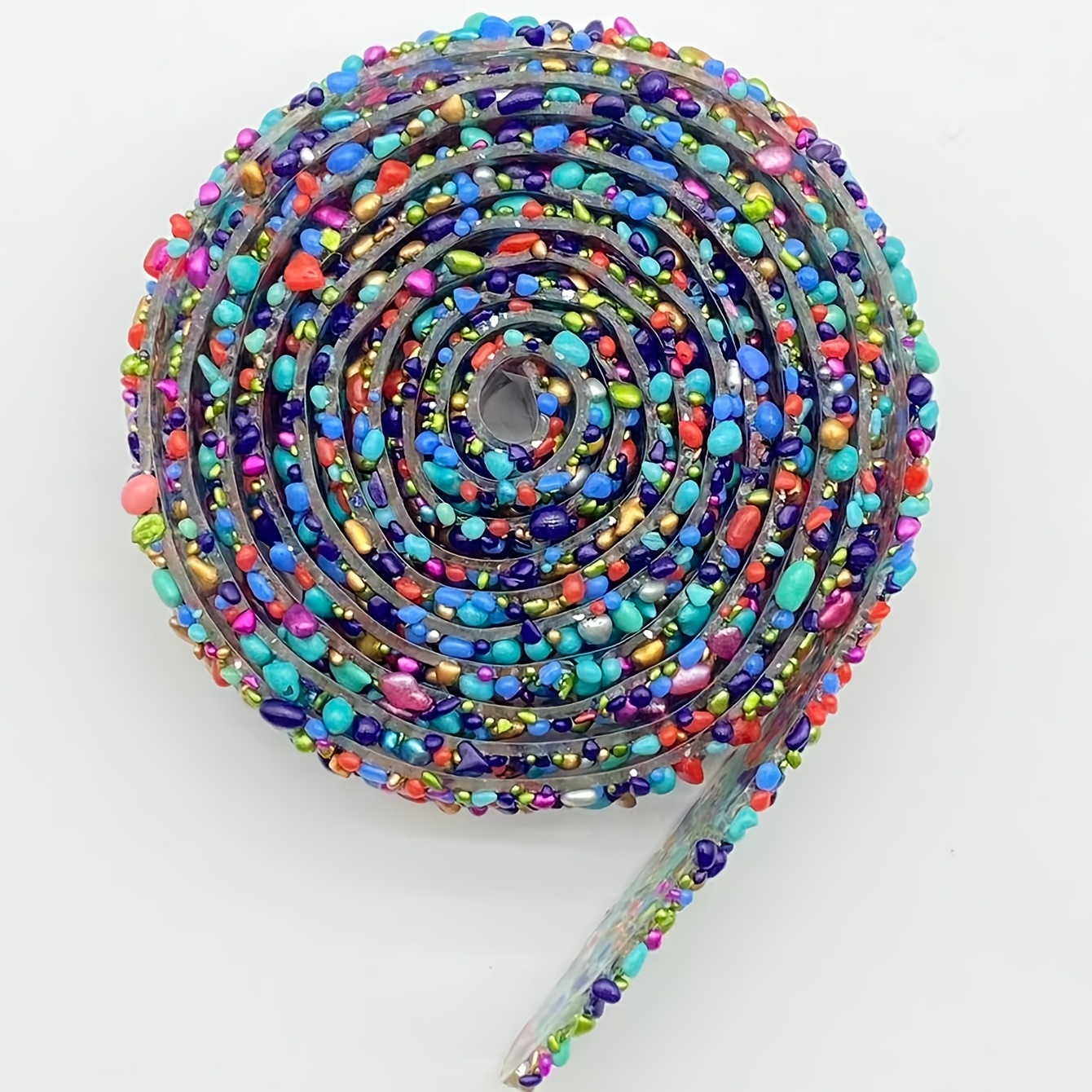 TEMU One-yard-long Self-adhesive Stone Strip For Hand-sewn Drilling, Accessories, And Shoe/hat/bag Embellishments