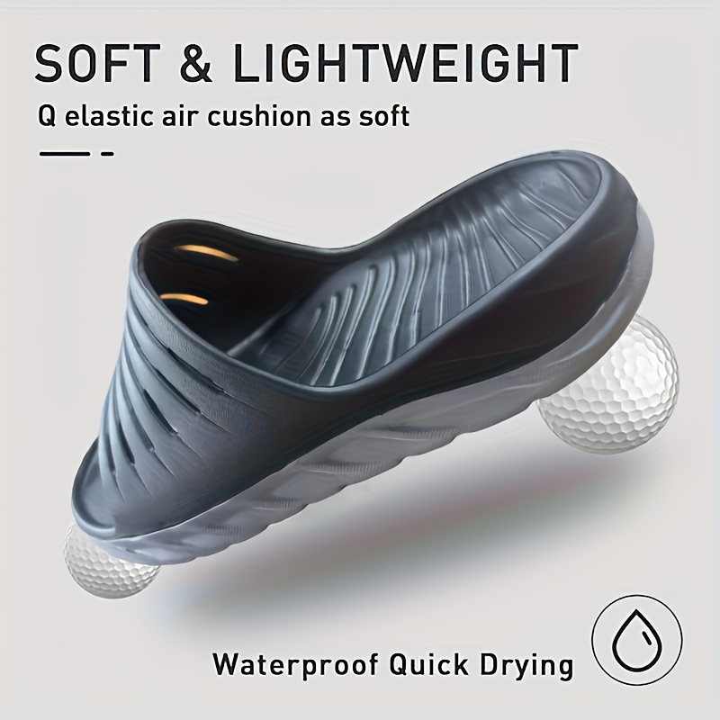 Image of Thickened Slippers, Outdoor Bathroom Use, Plus Size, Summer Sandals For Men And Women, Clogs For Outdoor Wear, Size 49 For Men