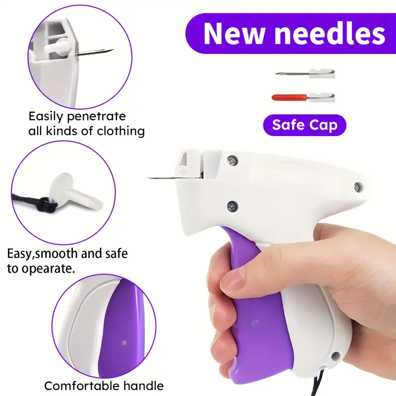 Stitchy Quick Stitch Gun Stitchy Quick Clothing Fixer Micro Sewing Machine For Clothes Repair, Instant Fabric Fixing For Tags, Quilts, Hems & More