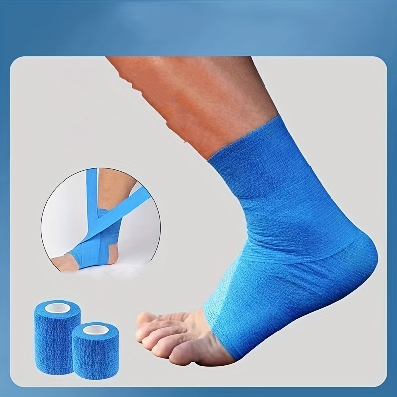 6 Rolls of Elastic Self-Adhesive Bandages - Assorted Colors for Dogs & Humans, Non-Woven Material, Ideal for Fingers, Wrists, Waists, Knees, Toes, Pet Care Essentials|Versatile Bandages|Reusable Adhesive