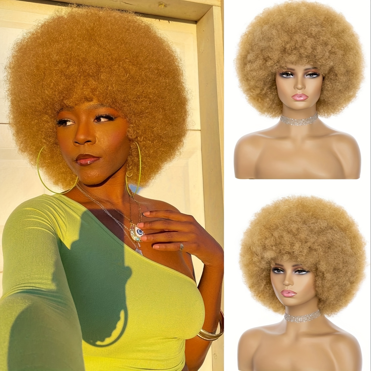 africana rock disco anni 70 capelli afro ricci - Temu Italy, image size:1473x1473