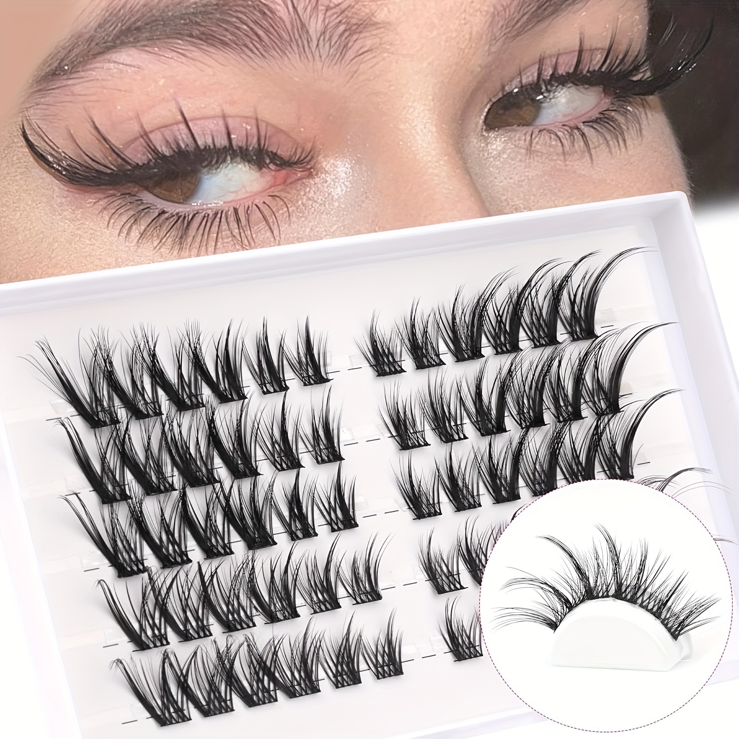 

Lash , Lashes, Diy, 8-18mm Lash Extensions, , Long- False Eyelashes, , , No