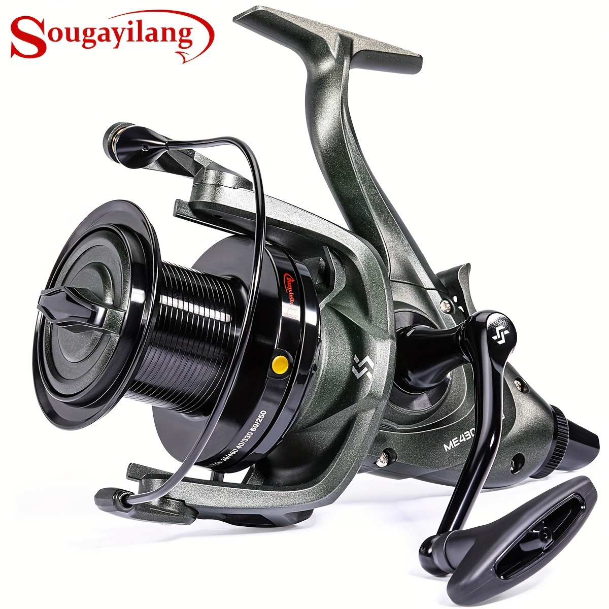 1pc 10000-12000 series spinning reel, metal fishing reel with 14bb, hand  interchangeable, 4.1:1 gear ratio, sea fishing tackle - sports & outdoors -  Temu