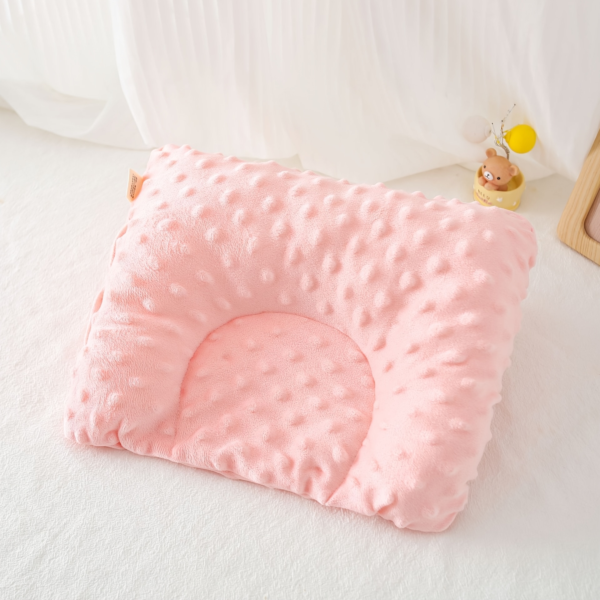 TEMU Pet U-shaped Pillow, Soft, Breathable, And Comfortable, Solid Color Rectangular Pet Sleeping Pillow, Suitable For Small To Medium-sized Dogs And