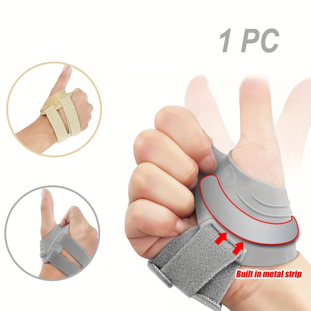 

1pc Thumb Support Brace, Trigger Thumb Immobilizer, Wrist Strap, For Left Or Right Hand