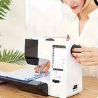 máquina de coser eléctrica portátil de diseño ancho estándar de . uu., ideal para uso doméstico - velocidad ajustable rápida y lenta, de tejidos de múltiples capas duraderos, enrollado automático, de operar, ideal para manualidades diy, ropa, accesorios, máquina de coser | máquina de coser | máquina de coser