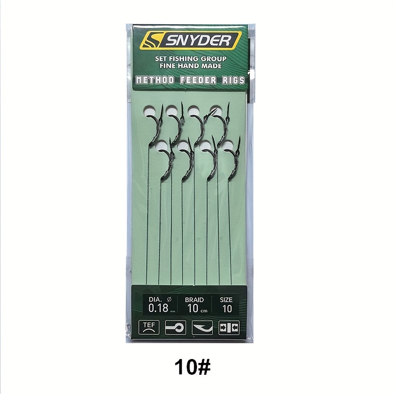 TEMU 1 Pack Of 8, 3 Packs Of 24 European Feeder Fishing Kits, Carp Fishing Sets, Fishing Tools, Carp Gear, Fishing Gear, Fishing Kit, Fishing