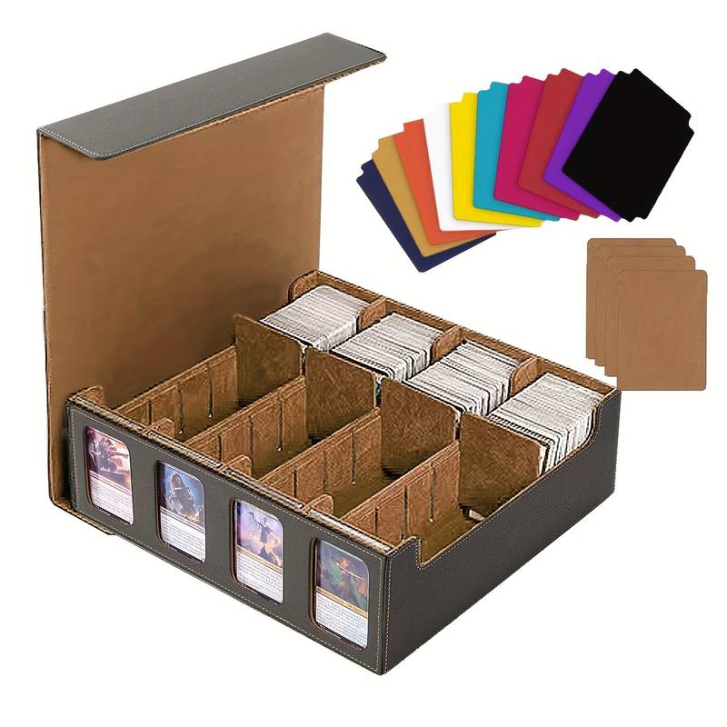 Trading Card Storage Boxes - 10 Pack Holds 500 Cards Each For Sports & Gaming Cards