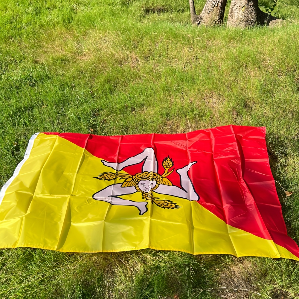 Image of 3x5 Feet Island Flag, Suitable For Indoor And Outdoor Decoration, Garden Flag, Italy Flag Banner 150x90cm