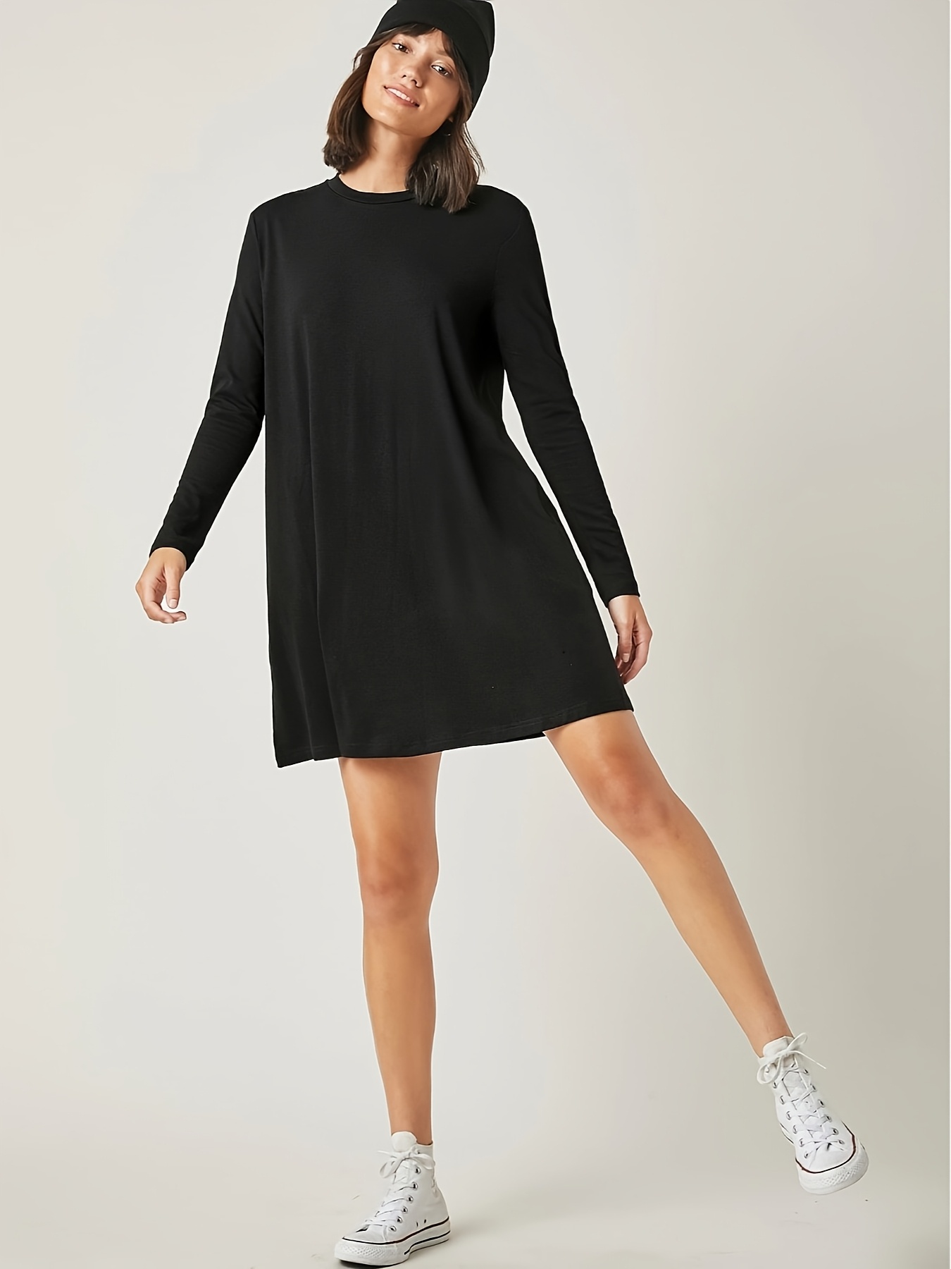 chinese dress ladies Women's Cotton Linen Half Button Up Collared Shirt Dress Casual Loose Long  Sleeve Side Split Midi Dresses with Pockets at Amazon Women's Clothing store