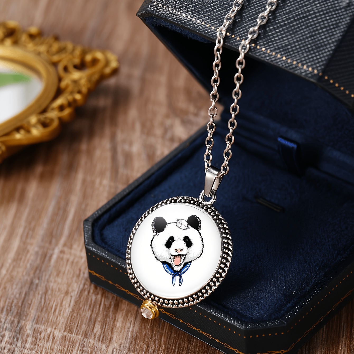 3pc Cartoon Design Necklace & Earrings Set, Fun Style
