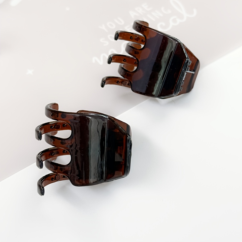 TEMU Juego de 2 Piezas para Mujeres: Horquilla Pequeña Elegante para de Caballo , Pinza de Garra, Accesorio para el Cabello