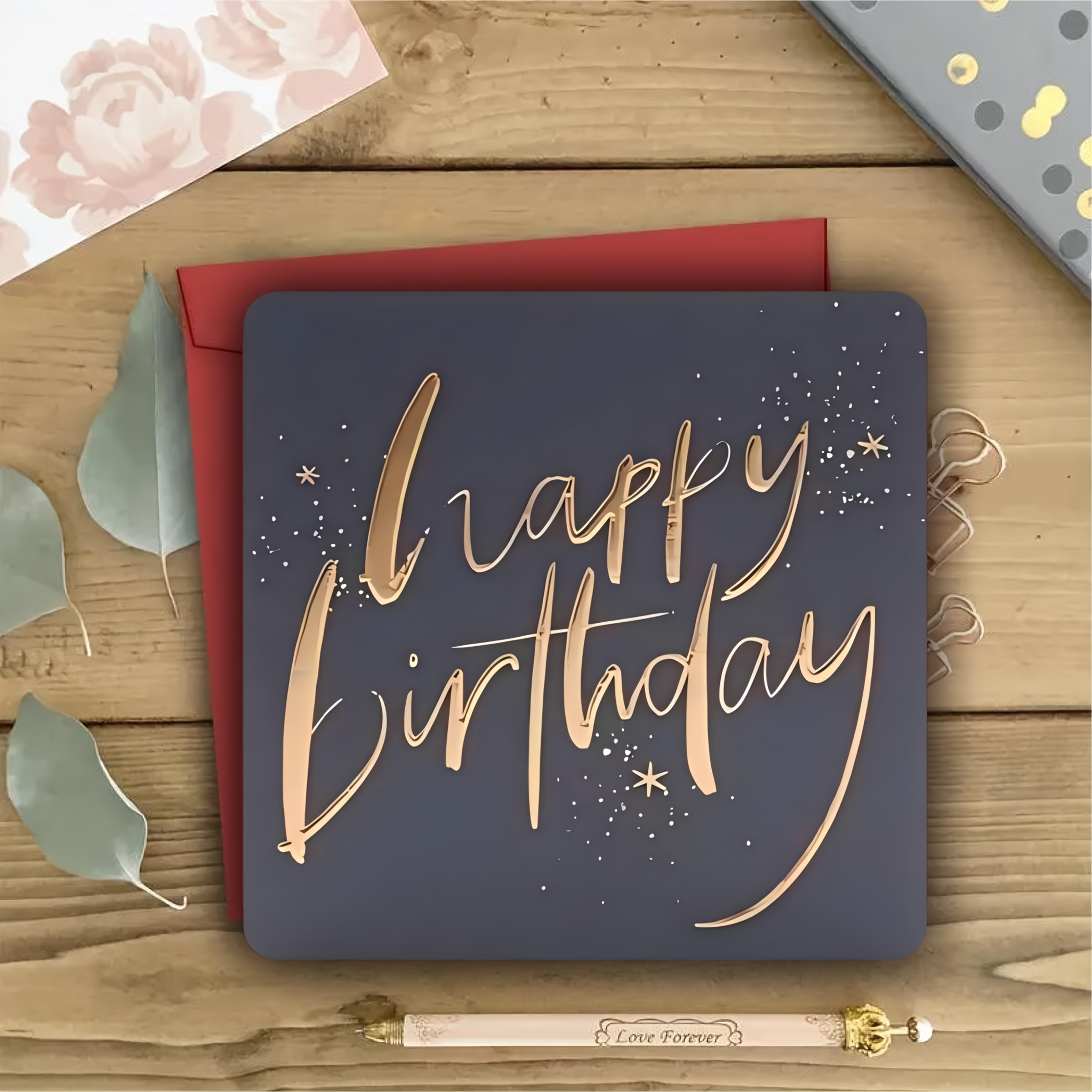 Birthday Greeting Card, With Envelope, Fun Birthday Gift Card Suitable For Family, Teacher