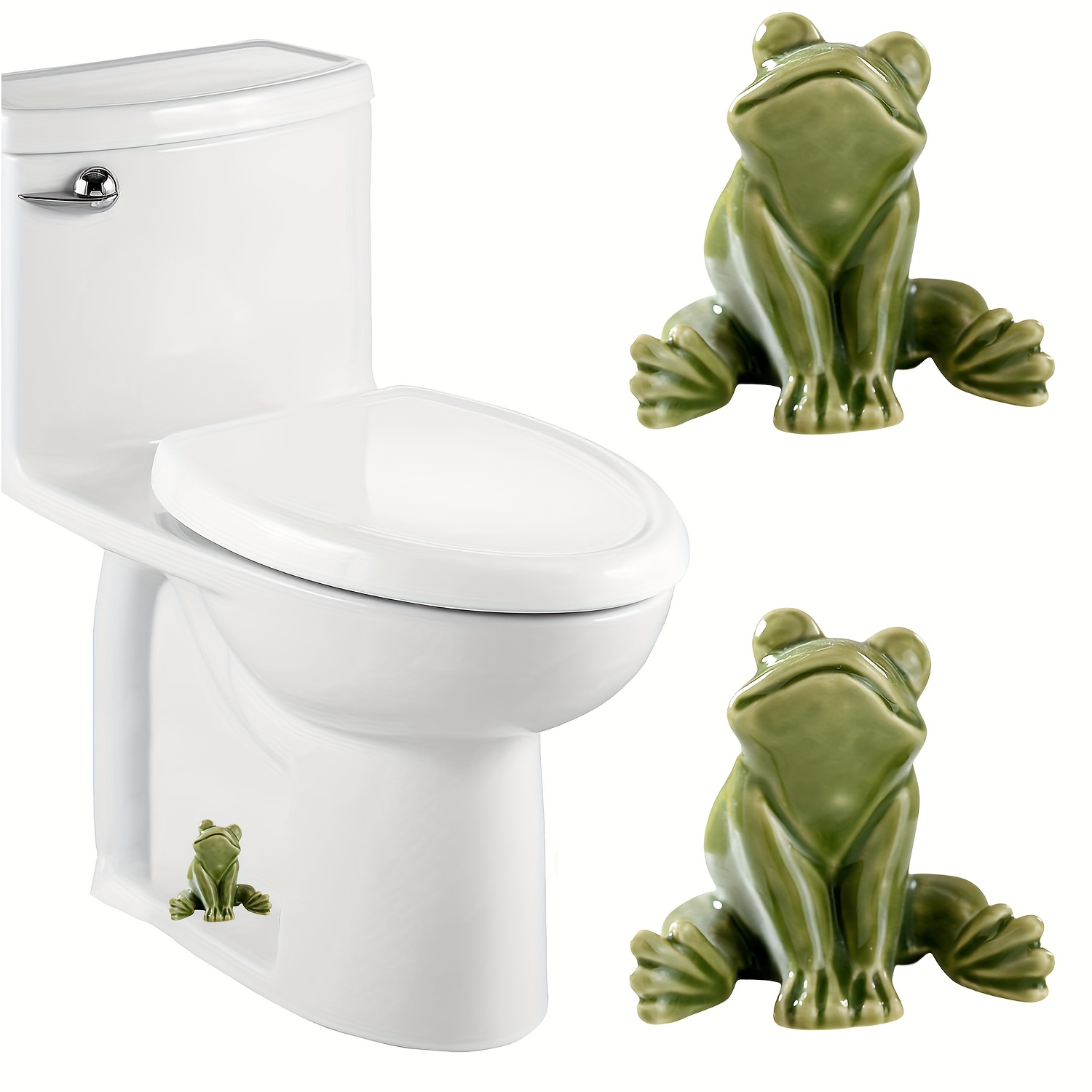 Set Of 2 Ceramic Covers For Toilet Bolts, Featuring A . Decorative Caps Are Perfect For Enhancing Your Bathroom Decor And Are