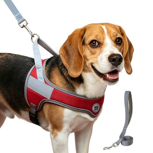 medium to large dog harness and leash set anti lunge adjustable reinforced escape proof comfortable and wear resistant with universal for golden retrievers malamutes and german shepherds