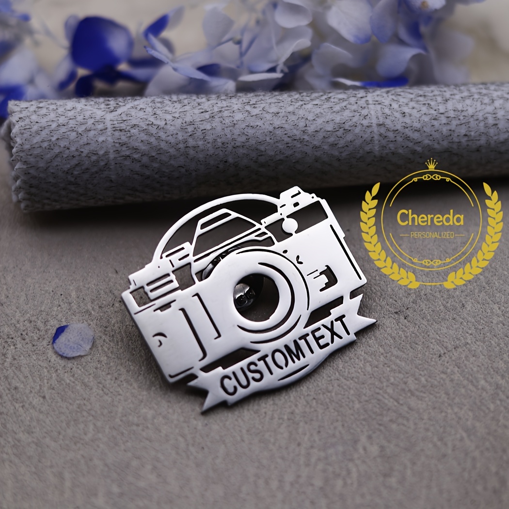 TEMU Personalizzata in Acciaio Inossidabile con per , Distintivo per Camicia e Abito, Gioielli Regalo, Personalizzata, Idea Regalo Compleanno