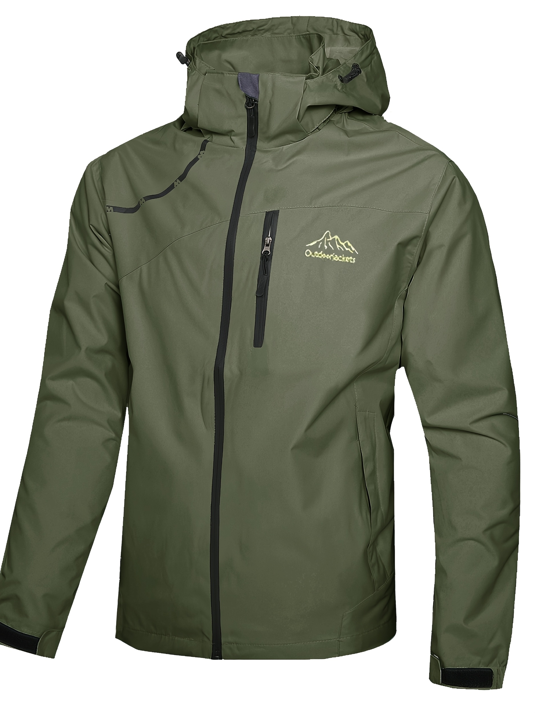 Rain Jacket Men MOERDENG Men's Waterproof Rain Jacket