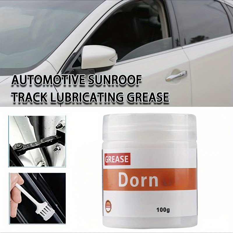 

Dorn 100g Automotive Grease For Sunroof Tracks, Hinges & Window Seals Maintenance - Plant-based Solid Paste Lubricant For Noise Reduction & Smooth Operations