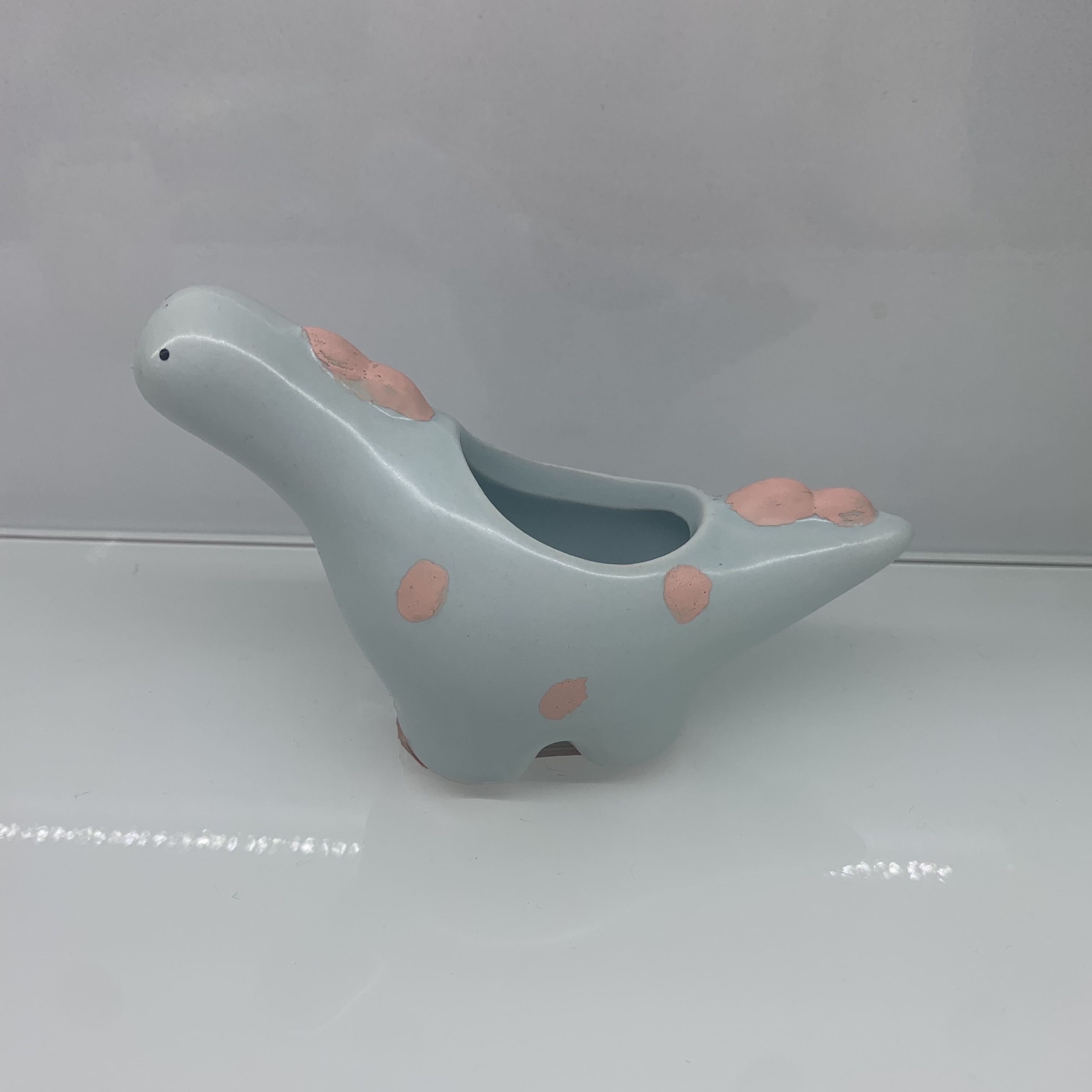 E-shop 1 Stück/2 Stücke Mini Niedlicher Dinosaurier Elefant Sukkulenten-Pflanzgefäß Keramik Kreativer Kleiner Blumentopf für Balkon Tischdekoration (-