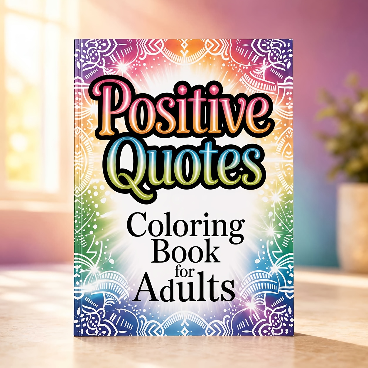 TEMU Livre de coloriage pour adultes de 28 pages avec 28 affirmations positives audacieuses et citations de motivation - Convient aux femmes, hommes,