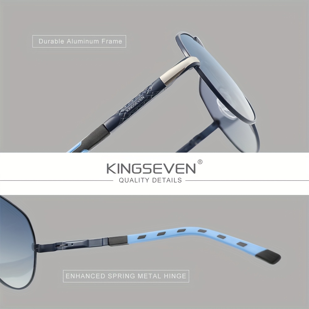   мужские ретро-поларизованные очки - рамка из нержавеющей стали, так-линзы,   подходят для спорта, вождения и винтажных очков | стильные очки | прочные очки Детали 2