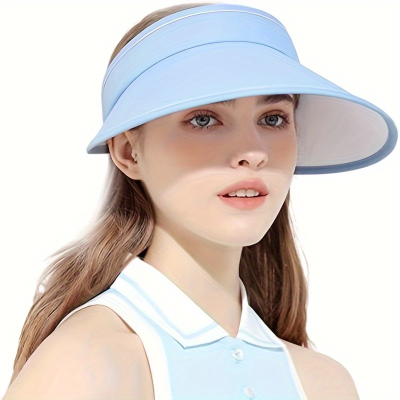 Sombrero Visera Protección Solar Ala Ancha Mujer Sombrero - Temu