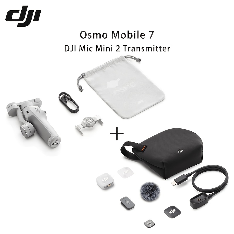 Mobile 7+ Compatible For Smartphones & Tablets With Dji Mic Mini 2 Transmitter - System, Gimbal For Mobile Phone, Compatible For / Devices