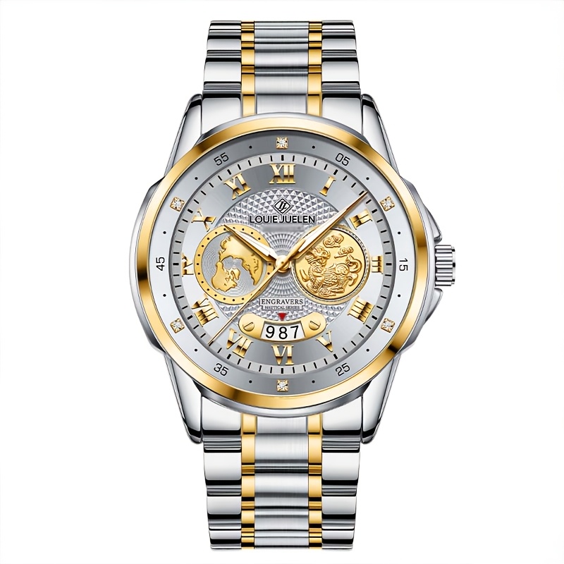 Image of Juelen Men's Watch Business Gentleman Watch Luxury Upgrade Model Dial Fully Automatic Men's Watch Valentine's Day Gift For Men Wristwatch