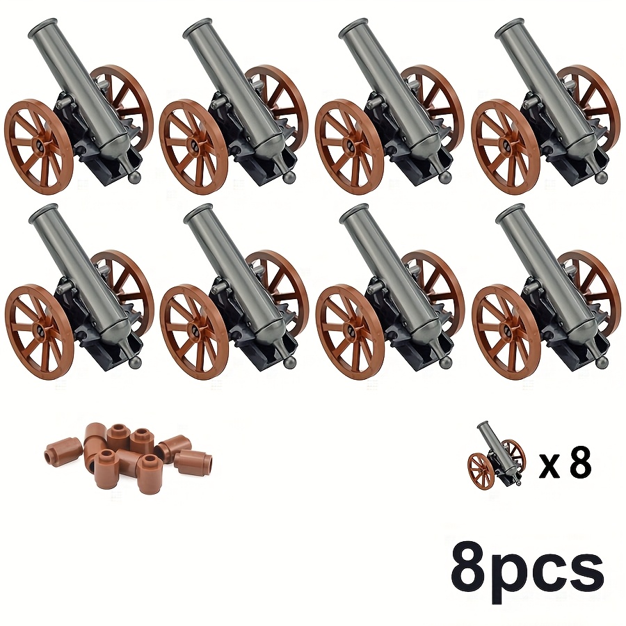 Image of Building Blocks Toys Shells Military Parts Building Blocks Cannon Base Building Blocks Army Pirate Scene Building Block Accessories Compatible 2527