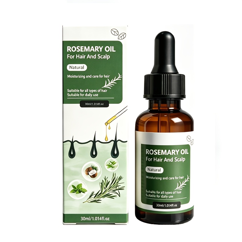 Image of 100% Rosemary Hair Oil Care, Gentle And Makes More Beautiful And Smooth