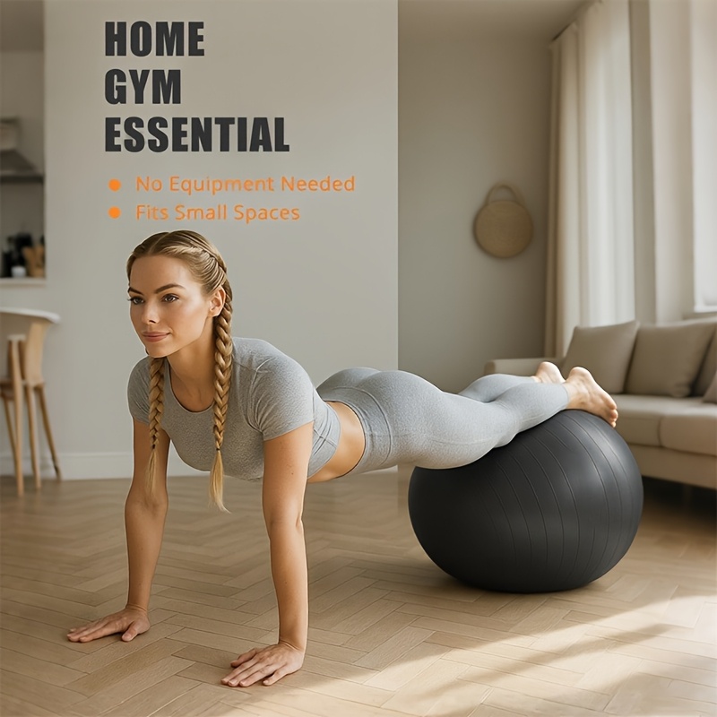 Gymnastikball Anti-Burst - Yoga & Fitness Ball Bis 272kg Belastbar