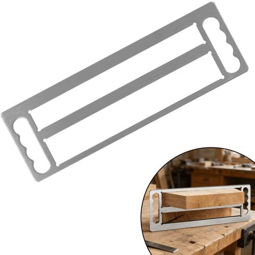 timber frame tenon gauge tool with handle stainless steel mortise tenon jig woodworking measuring tool for carpentry framing durable anti scratch layout tool for carpenters beginners